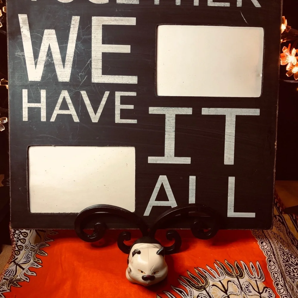 Black and White Decorative Sign - Picture 1 of 8